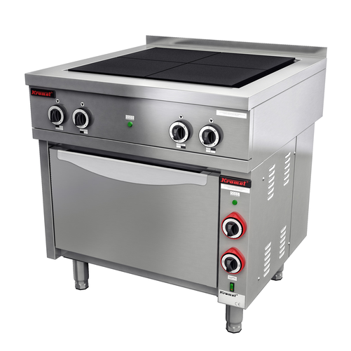 Piekarnik gazowy GN 1/1, 4,5 kW, 800x650x665 mm | KROMET, 700.PG-1