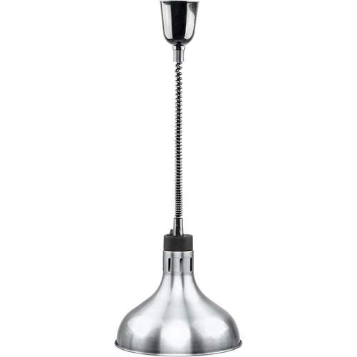 Lampa grzewcza do potraw, wisząca, średnica 290 mm z regulacją wysokości, szara | STALGAST, 692610