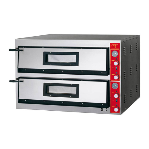 Piec do pizzy 2-komorowy, 2x9 pizza 300 mm | GGF, 781532