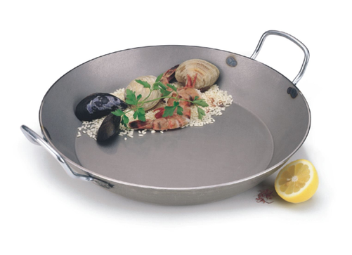 Patelnia okrągła z 2 uchwytami o średnicy 500 mm | DE BUYER, Carbone Plus