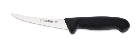 Nóż do trybowania, sztywny 130 mm, czarny | GIESSER, 2515