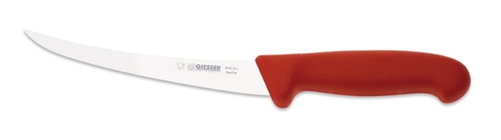 Nóż do trybowania, sztywny 170 mm, czerwony | GIESSER, 2515