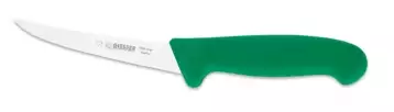 Nóż do trybowania, bardzo elastyczny 130 mm, zielony | GIESSER, 2535