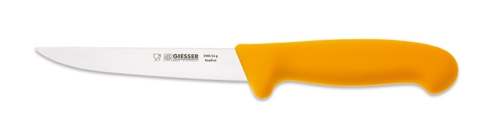 Nóż do trybowania 140 mm, żółty | GIESSER, 3165