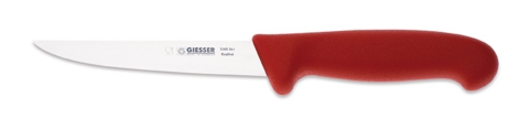 Nóż do trybowania 140 mm, czerwony | GIESSER, 3165