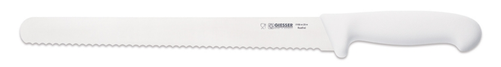 Nóż do wędlin, ostrze faliste 280 mm, biały | GIESSER, 7705 w