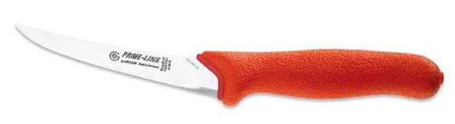 Nóż do trybowania, sztywny 130 mm, czerwony | GIESSER, PrimeLine