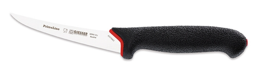 Nóż do trybowania, sztywny 130 mm, czarny | GIESSER, PrimeLine