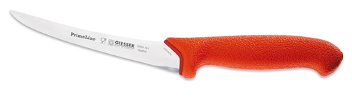 Nóż do trybowania, sztywny 150 mm, czerwony | GIESSER, PrimeLine