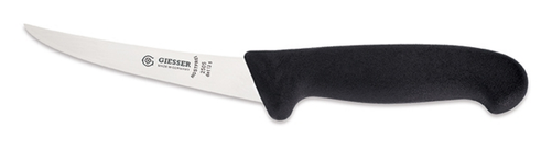 Nóż do trybowania, półelastyczny 130 mm, czarny | GIESSER, 2505 det