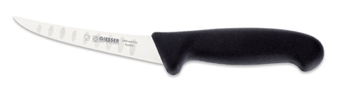 Nóż do trybowania, półelastyczny ze szlifem kulowym 130 mm, czarny | GIESSER, 2505 wwl