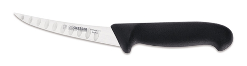 Nóż do trybowania, bardzo elastyczny ze szlifem kulowym 130 mm, czarny | GIESSER, 2535 wwl