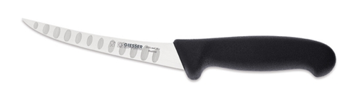 Nóż do trybowania, bardzo elastyczny ze szlifem kulowym 150 mm, czarny | GIESSER, 2535 wwl