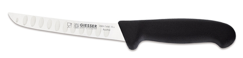 Nóż do odskórowywania, elastyczny ze szklifem kulowym 150 mm, czarny | GIESSER, 2605 f wwl