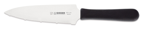 Nóż do tortu, ząbkowany 160 mm, czarny | GIESSER, 8165 z