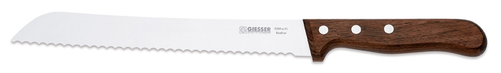 Nóż do pieczywa, ostrze faliste 210 mm, drewniana rękojeść | GIESSER, 8350 w