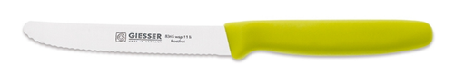 Nóż uniwersalny, pikutek, ostrze faliste 110 mm, cytrynowy | GIESSER, 8365 wsp