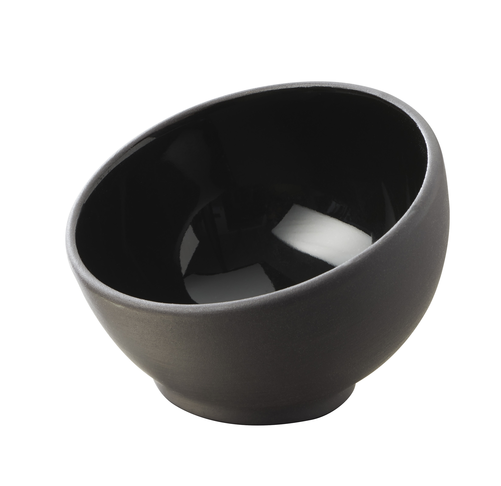 Miseczka asymetryczna 0,04 l, czarna | REVOL, Solid