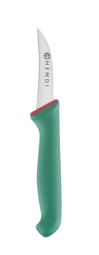 Nóż do obierania z wygiętym ostrzem 175 mm | HENDI, Green Line