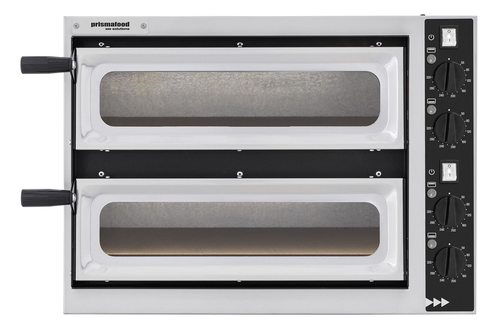 Piec do pizzy 2-komorowy, 2xpizza 320 mm, 567x427,5x428 mm | HENDI, Vetro