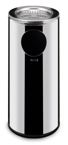 Kosz stojący z popielnicą 33 l | HENDI, 691397