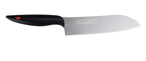 Nóż Santoku 180 mm | KASUMI, Titanium