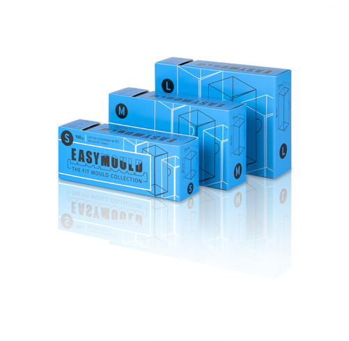 Formy jednorazowe - prostopadłościan 80 mm, 100 sztuk | 100%CHEF, C1-60-0009