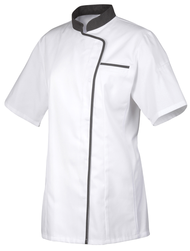 Kitel, krótki rękaw, rozmiar L, szara lamówka | ROBUR, Expression