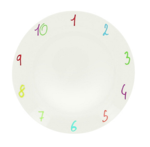 Talerz płaski 180 mm, dziecięcy  | RAK, Skola