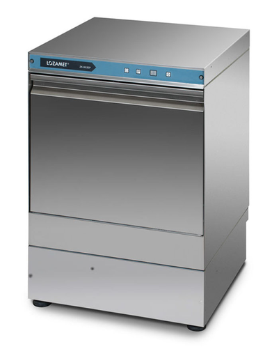 Zmywarka do naczyń z dozownikiem płynu myjącego, pompą spustową i cyfrowym wyświetlaczem temperatury, kosz: 500x500 mm, 6,55 kW | LOZAMET, ZK.08.6EP