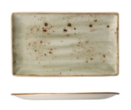 Półmisek 370x165 mm, zielony | STEELITE, Craft