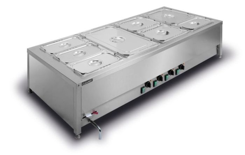 Bemar stołowy 4x GN1/1 200 mm, z niezależnym ogrzewaniem | LOZAMET, BSN.4GN