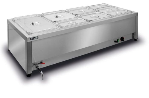 Bemar stołowy 4x GN1/1 200 mm | LOZAMET, BSW.4GN