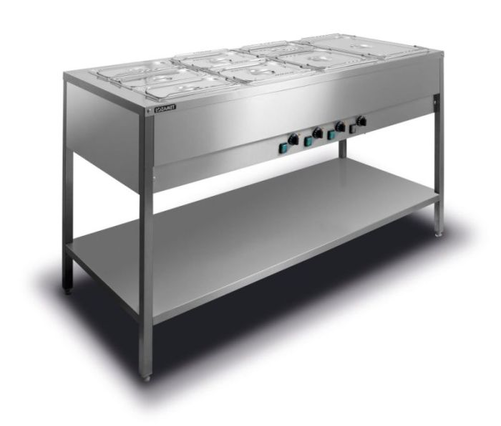 Bemar wolnostojący 4x GN1/1 200 mm, z niezależnym ogrzewaniem | LOZAMET, BWN.4GN