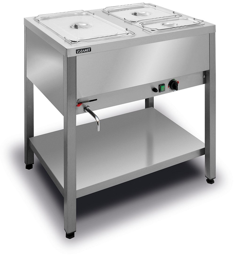 Bemar wolnostojący 2x GN1/1 200 mm | LOZAMET, BWW.2GN