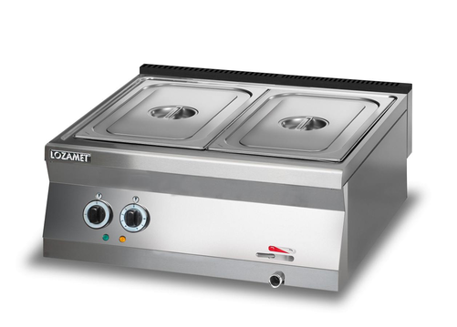 Bemar elektryczny 2xGN 1/1 200 mm | LOZAMET, L900.BE900