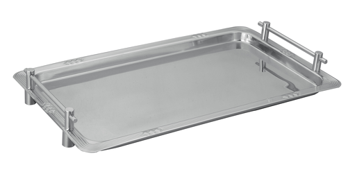 Taca z uchwytami do piętrowania 530x320 mm | ASSHEUER, T-1380-53