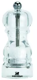 Młynek do soli z akrylu, przeźroczysty 120 mm | PEUGEOT, Nancy