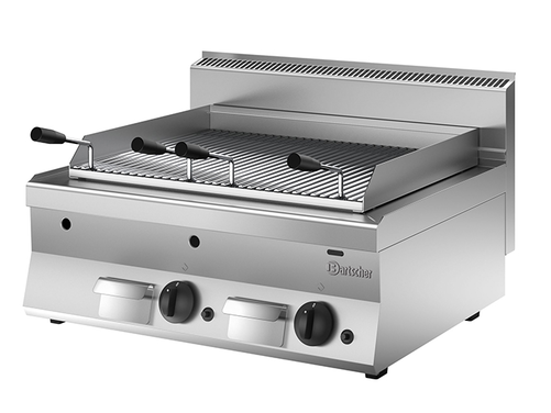 Lawa grill gazowy nastawny, 800x650x295 mm | BARTSCHER, 650 Snack