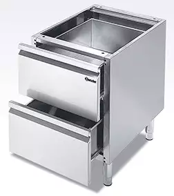 Podstawa z 2 szufladami 400x550x580 mm | BARTSCHER, 600 Imbiss
