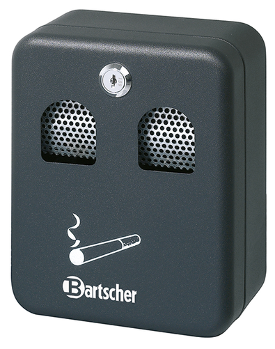 Popielniczka ścienna, czarna | BARTSCHER, 860000
