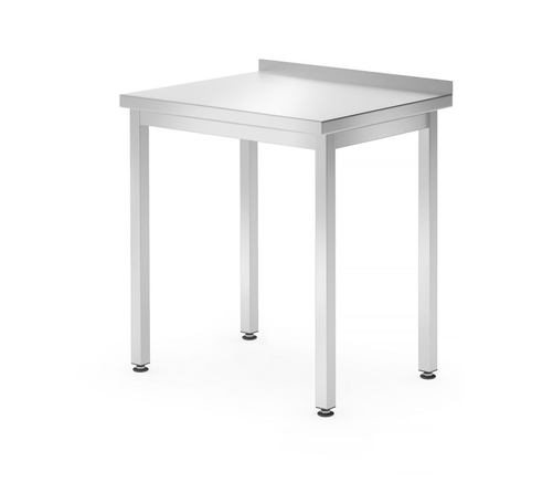 Stół roboczy przyścienny skręcany 800x600x850 mm | HENDI, Bistro Line