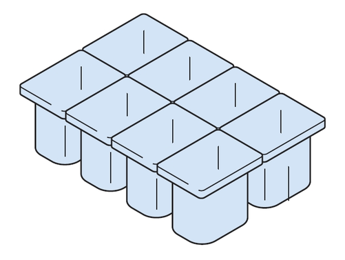Pojemnik GN 1/8 z poliwęglanu 0,7 l | CAMBRO, 82CW