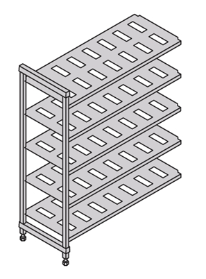 Regał dodatkowy, 5 półek 1220x540x2140 mm | CAMBRO, Camshelving Basics