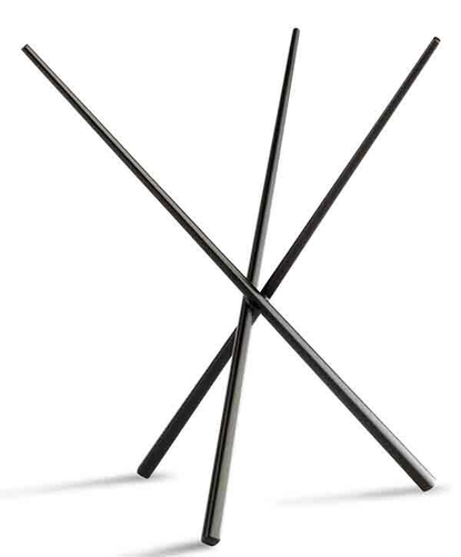 Stojak bufetowy 200 mm, czarny | APS, Asia Plus