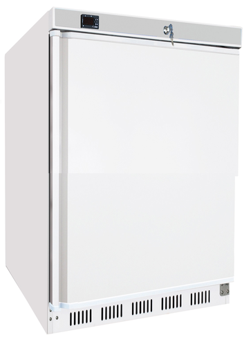 Szafa chłodnicza 1-drzwiowa, 130 l, 0,1 kW, 600x585x855 mm, biała | REDFOX, HR 200