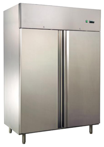 Szafa chłodnicza 2-drzwiowa, GN 2/1, 1400 l, 0,35 kW, 1318x845x2130 mm, inox | REDFOX, CN1300