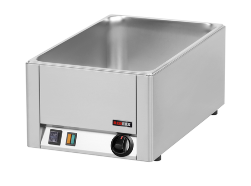 Bemar elektryczny 1-komorowy GN 1/1, 1,5 kW, 330x540x220 mm, inox | REDFOX, BM-1115