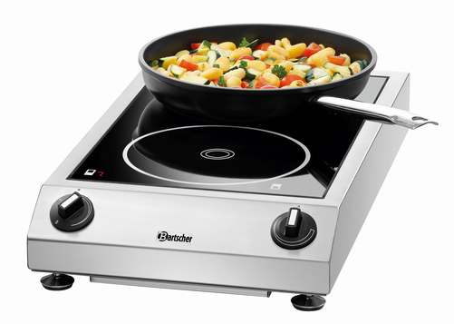 Płyta indukcyjna z dwoma polami grzewczymi, 3,5 kW, 340x590x110 mm | BARTSCHER, ITH 35ZS-210