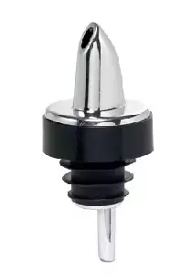 Nalewak krótki, plastikowy, chromowany - średniego przepływu | BAREQ, BPR-010